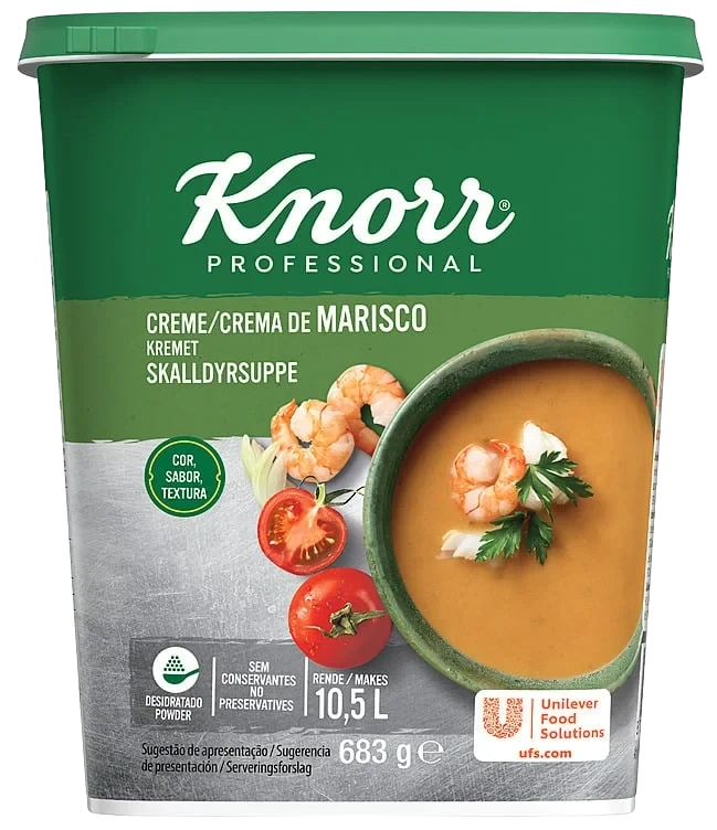 Knorr Kremet Skalldyrsuppe, Pulver 683g