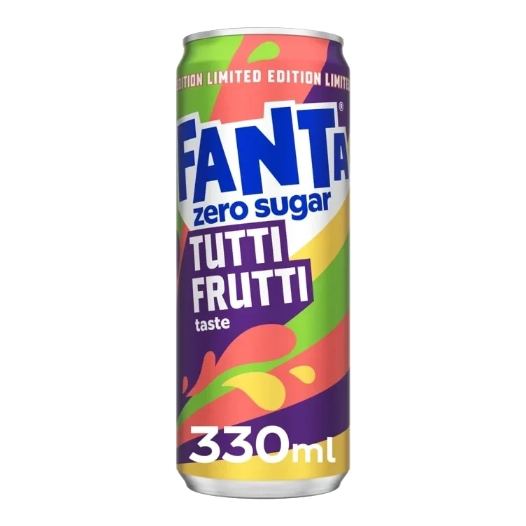 Fanta Tutti Frutti Zero Sugar 0,33l boks