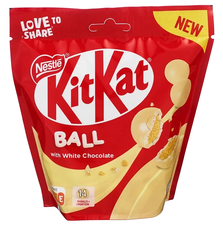 Kitkat ball white  140g