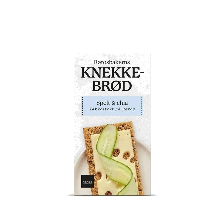 Knekkebrød Spelt og Chia 165g