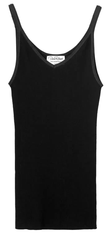 Wool Singlet Black S/m