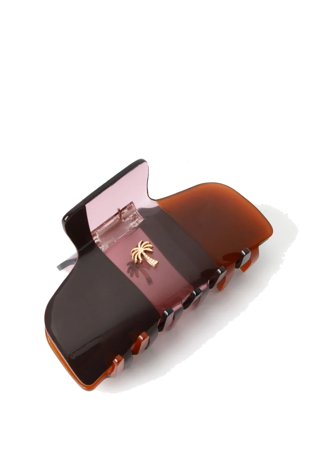 Fan Palm Hair clips Fan Palm Hair Clips Dark brown /Rose/Brown
