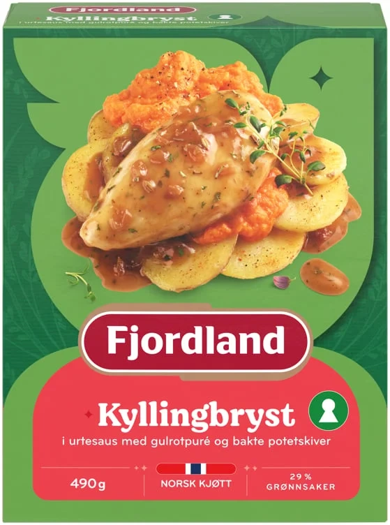 Fjordland Kyllingbryst med urtesaus