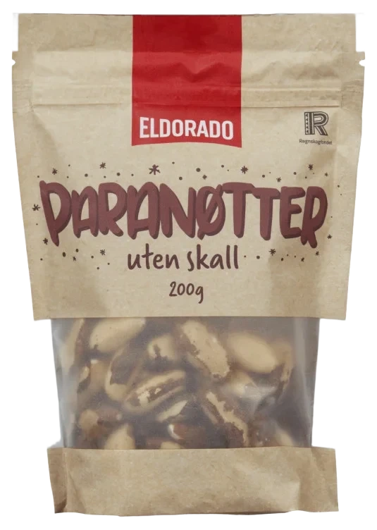 Paranøtter u/Skall 200g Eldorado