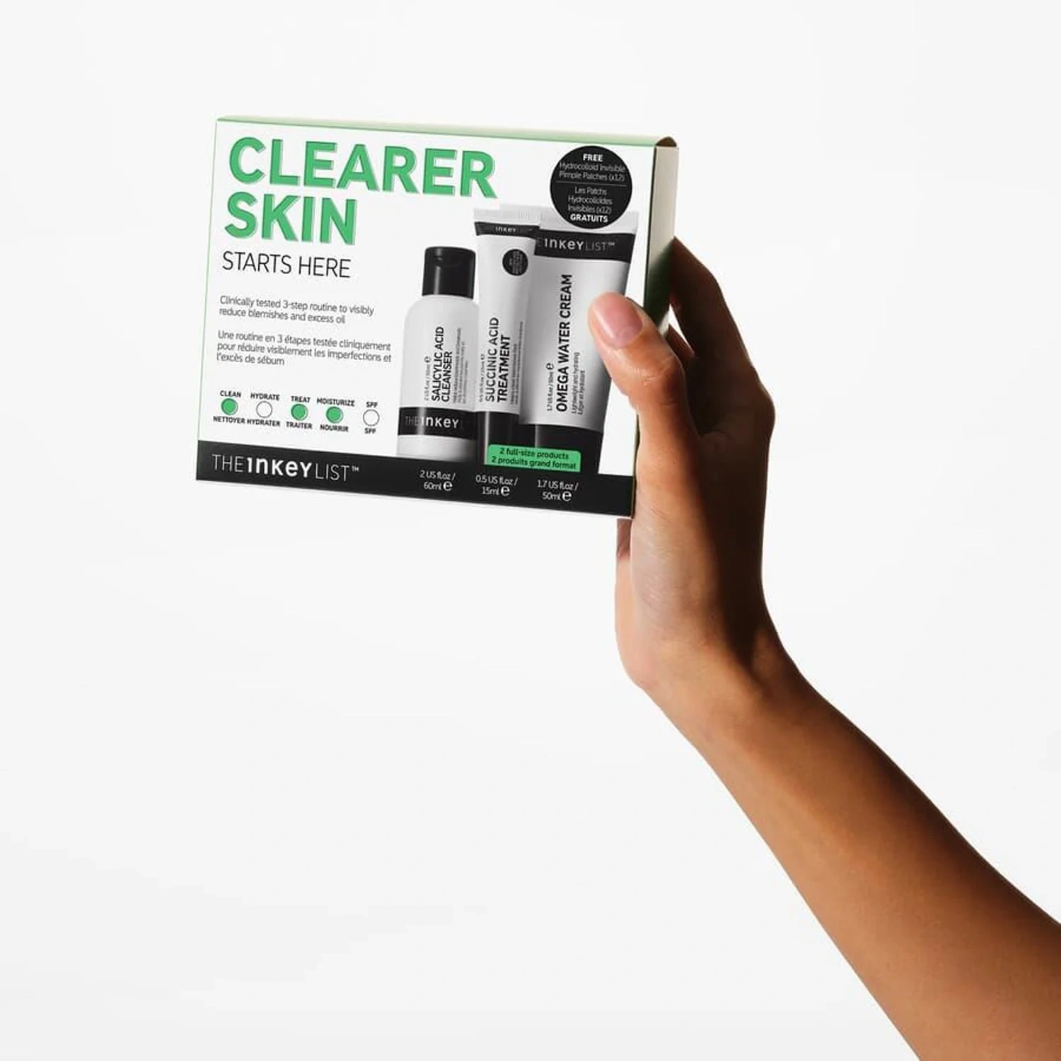 The INKEY List Clearer Skin Starts Here