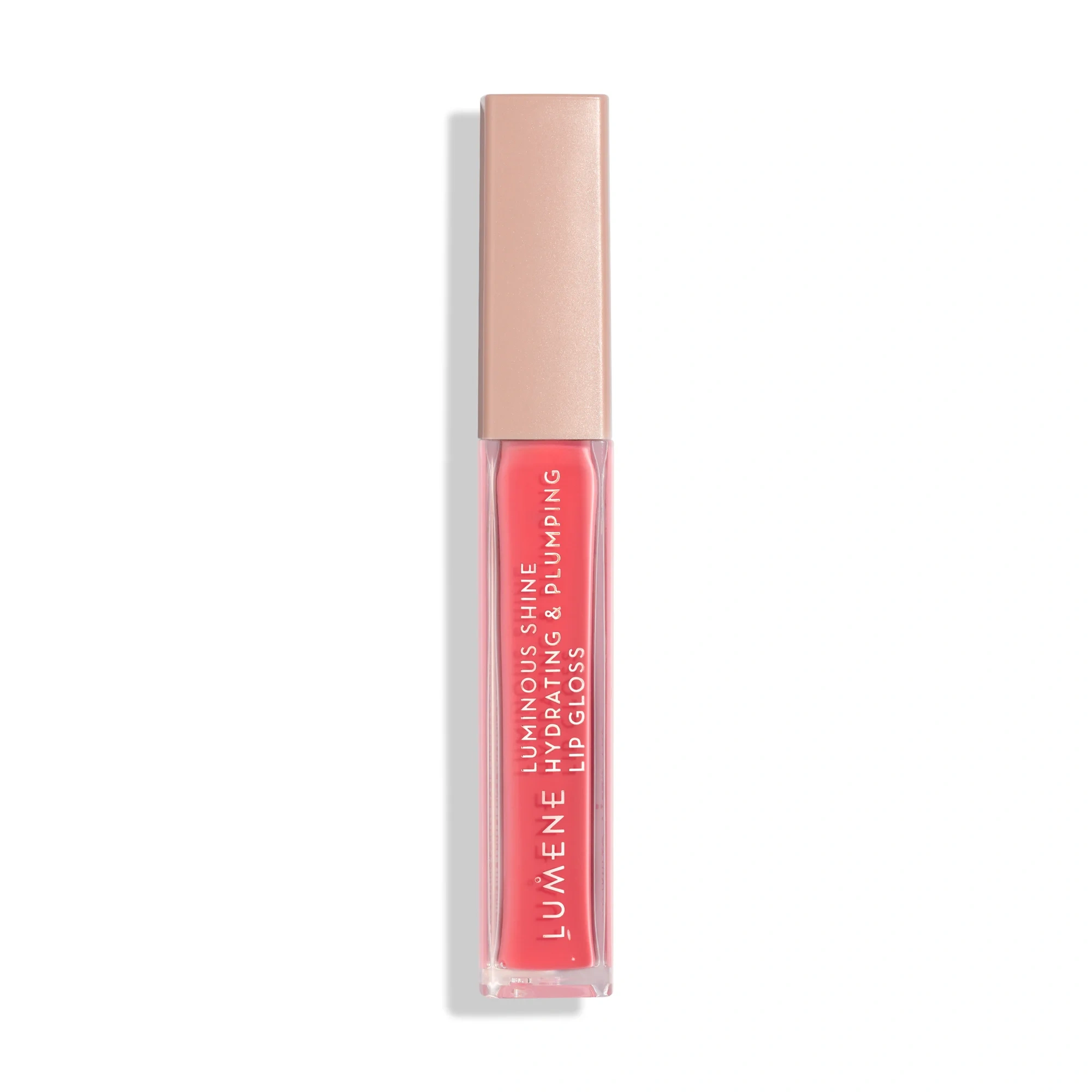 Lumene Luminous Shine Hydrating & Plumping Lip Gloss, 04 Peach Pink, 5 ml
