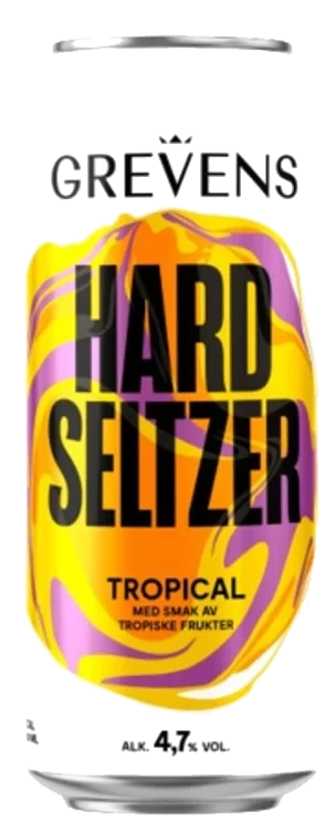 Grevens Hard Seltzer Tropical 0,5lx6 boks