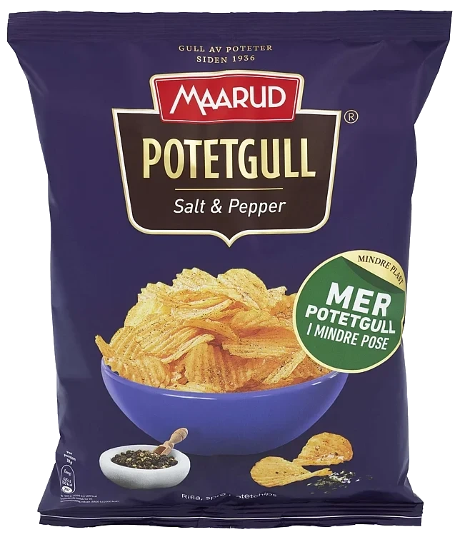 Potetgull salt&pepper   260g