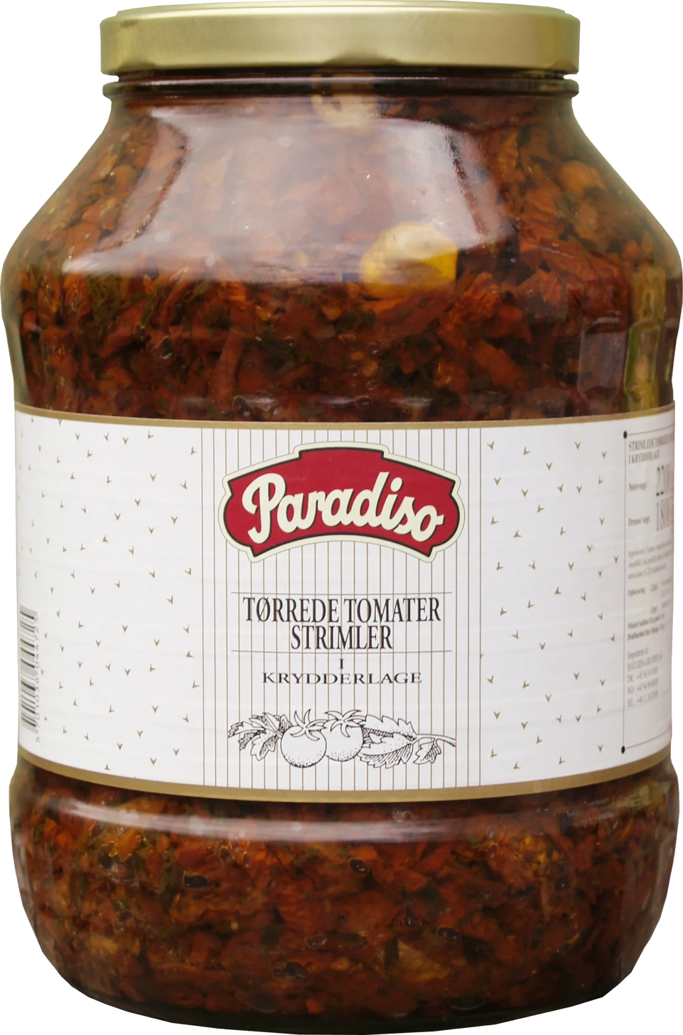 Soltorkade Tomatstrimlor