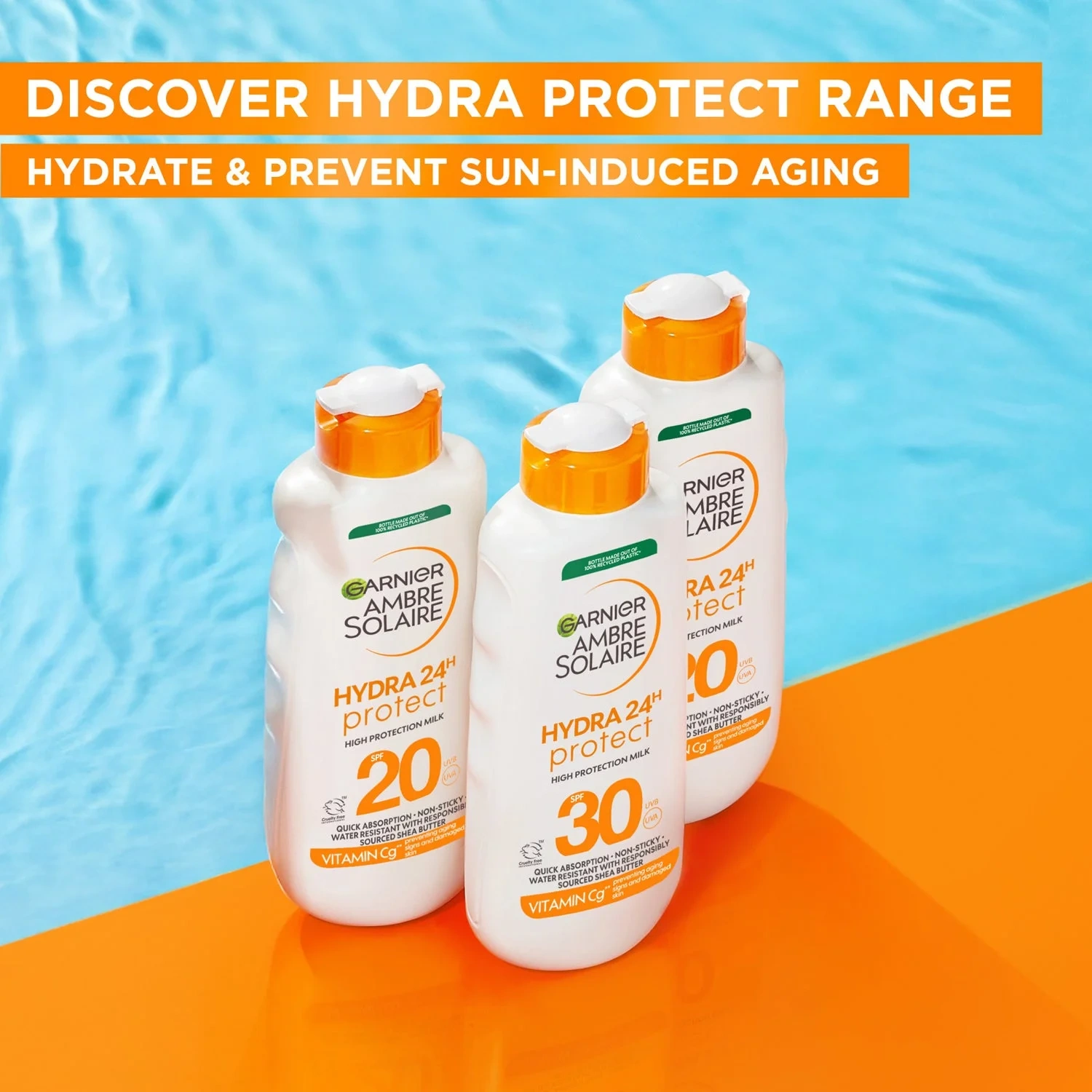 Garnier Ambre Solaire Hydra 24H Protect Sun Protecting Milk SPF20
