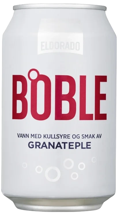 Boble Vann Granateple 0,33l boks Eldorado