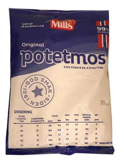 Mills Orginal Potetmos 750g
