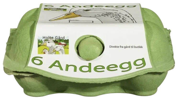 Andeegg 6stk 540g Holte