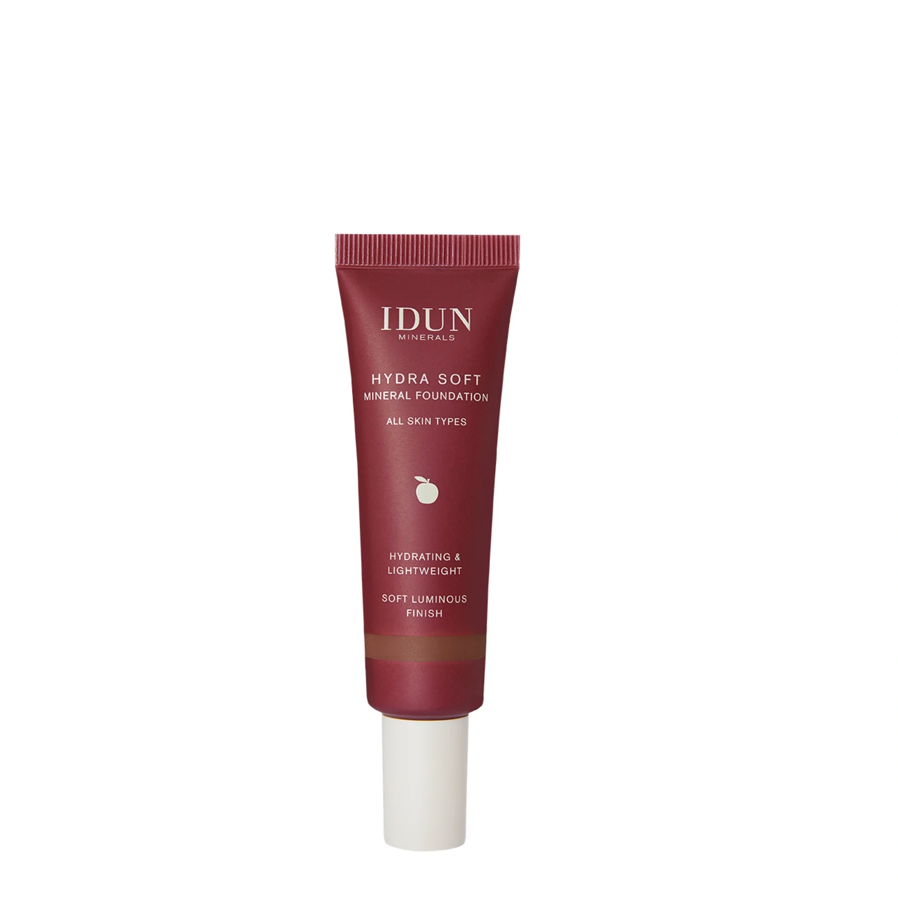 IDUN Minerals Hydra Soft Mineral Foundation Yrsa Dark Brown Neutral