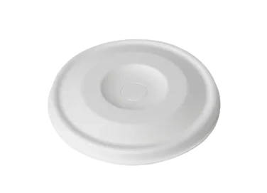 Fiberlokk Hvit 90mm med Hull For Sugerør