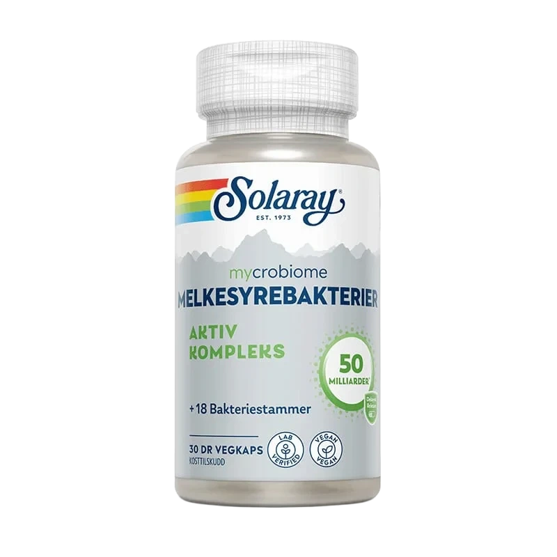 Solaray micrombiome aktiv 30 kapsler