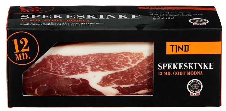 Spekeskinke godt modna gaveeske  3xca750g  kg