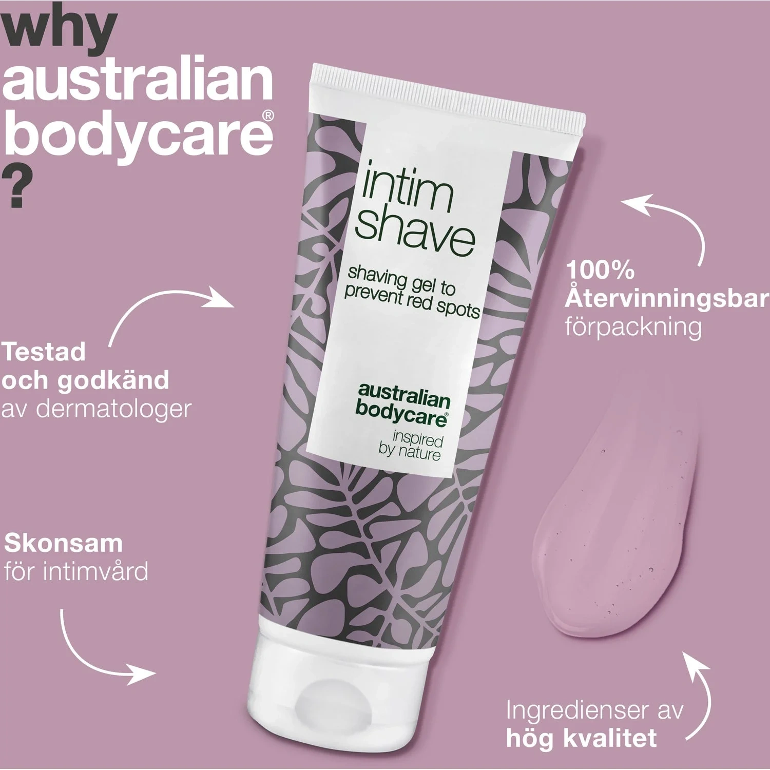 Australian Bodycare Intimate Shaving Gel - Transparent Gel For Smooth, Bump-Free Intimate Shaving