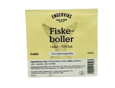 GODT LOKALT AS Fiskeboller i Lake Engerviks