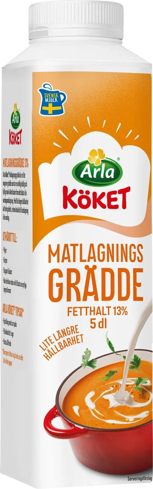 Matlagningsgrädde 13%