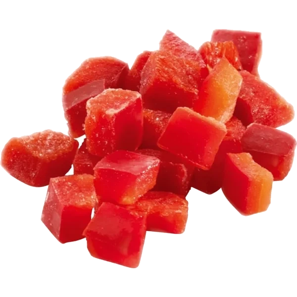 Paprika Rød Ternet 2kg