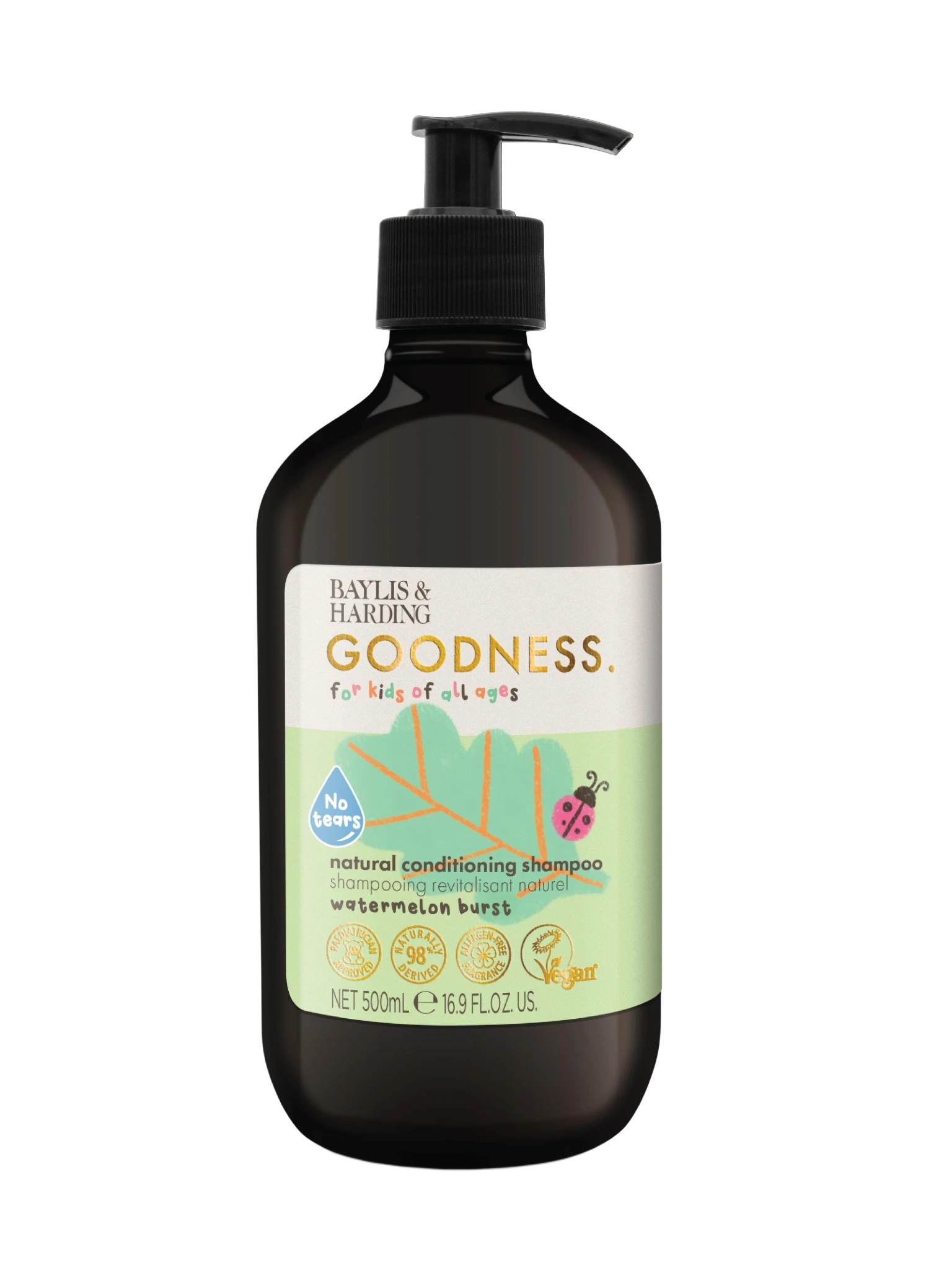 Baylis & Harding Goodness Kids Watermelon Burst 2-in-1 Shampoo, 500 ml