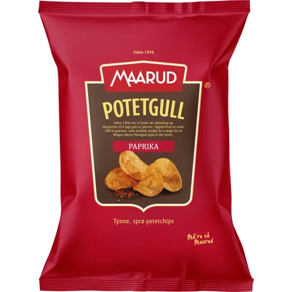 Potetgull Paprika 250g Maarud