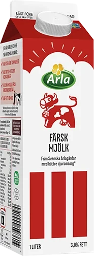 Färsk standardmjölk 3.0%