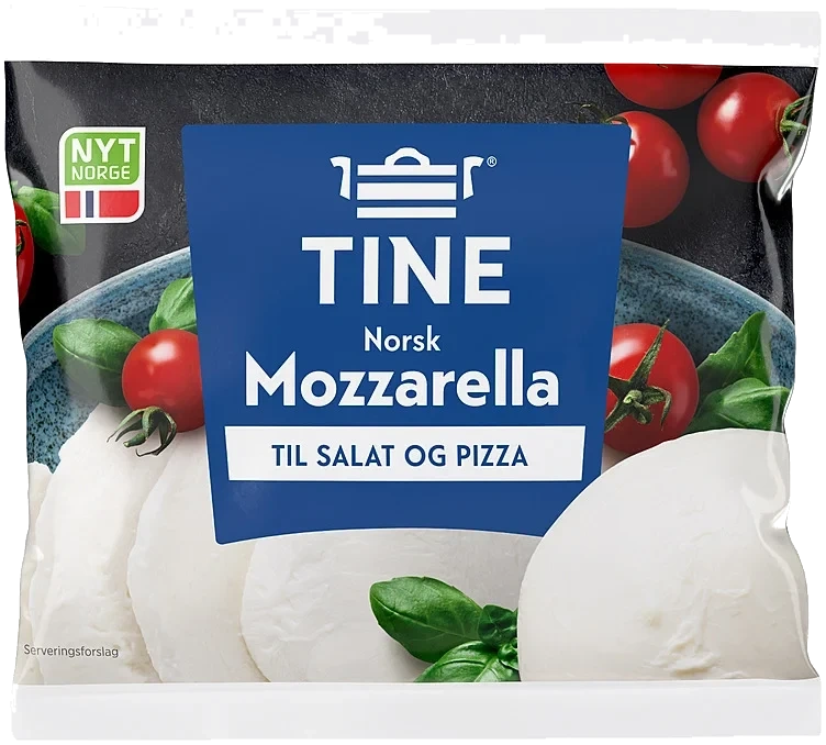 Norsk mozzarella  125g