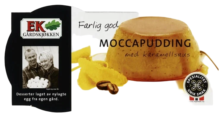 Moccapudding m/Saus 2pk Ek Gårdspakkeri