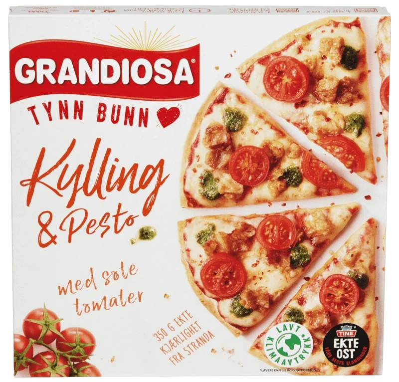 Grandiosa Tynn Bunn Kylling & Pesto 350g