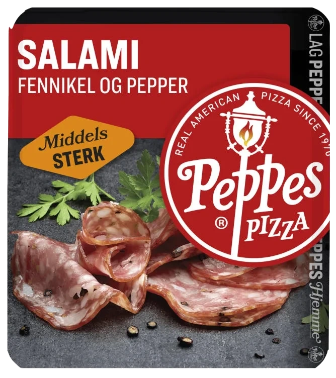 Salami Fennikkel&Pepper 50g Peppes