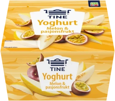 Yoghurt Melon 4x150g Tine
