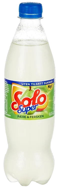 Solo super pære & fersken   24x0,50l