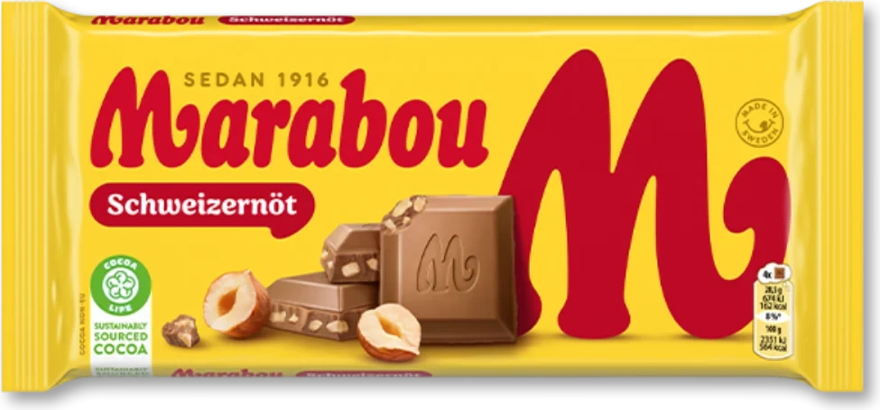 Marabou Schweizernøtt 160g