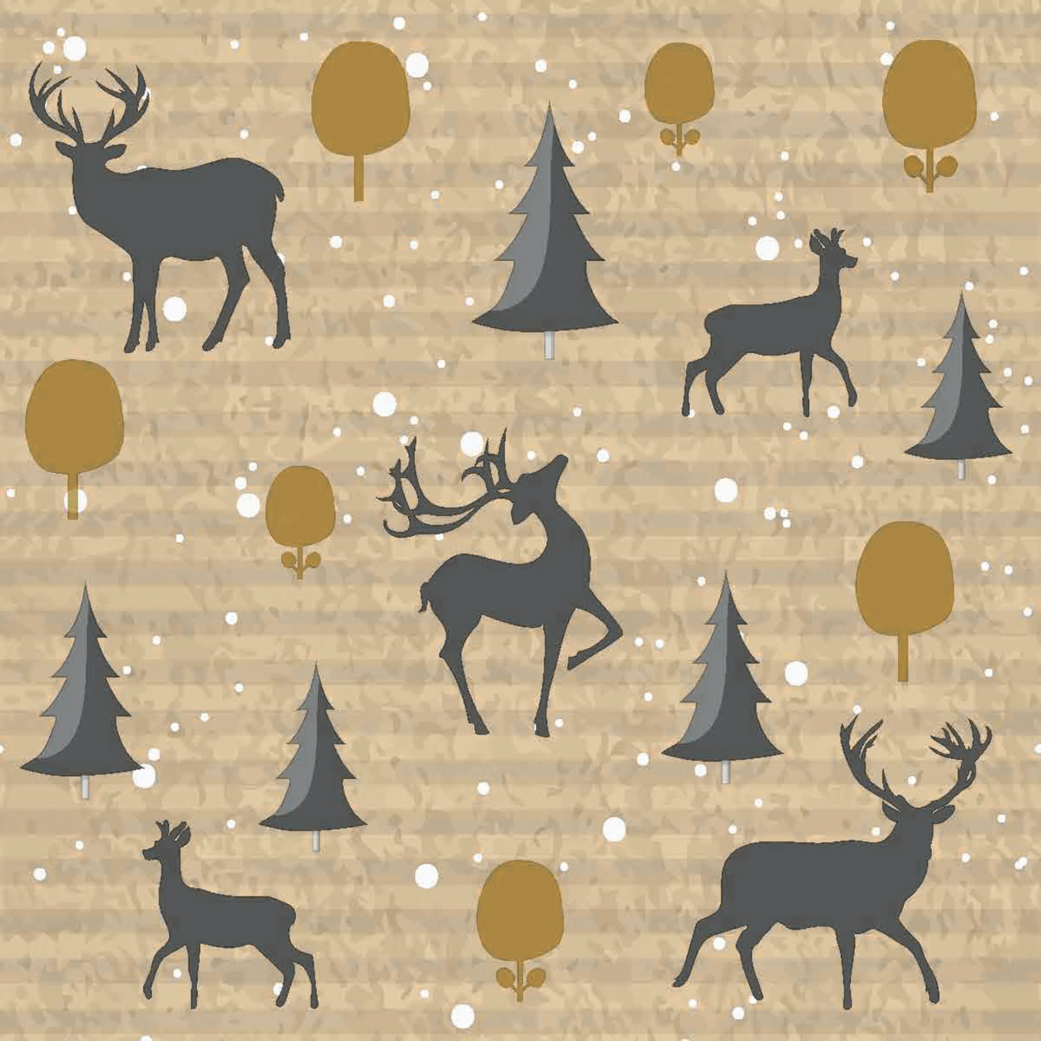PAPER + DESIGN Tissue-Serviette Deer Forest