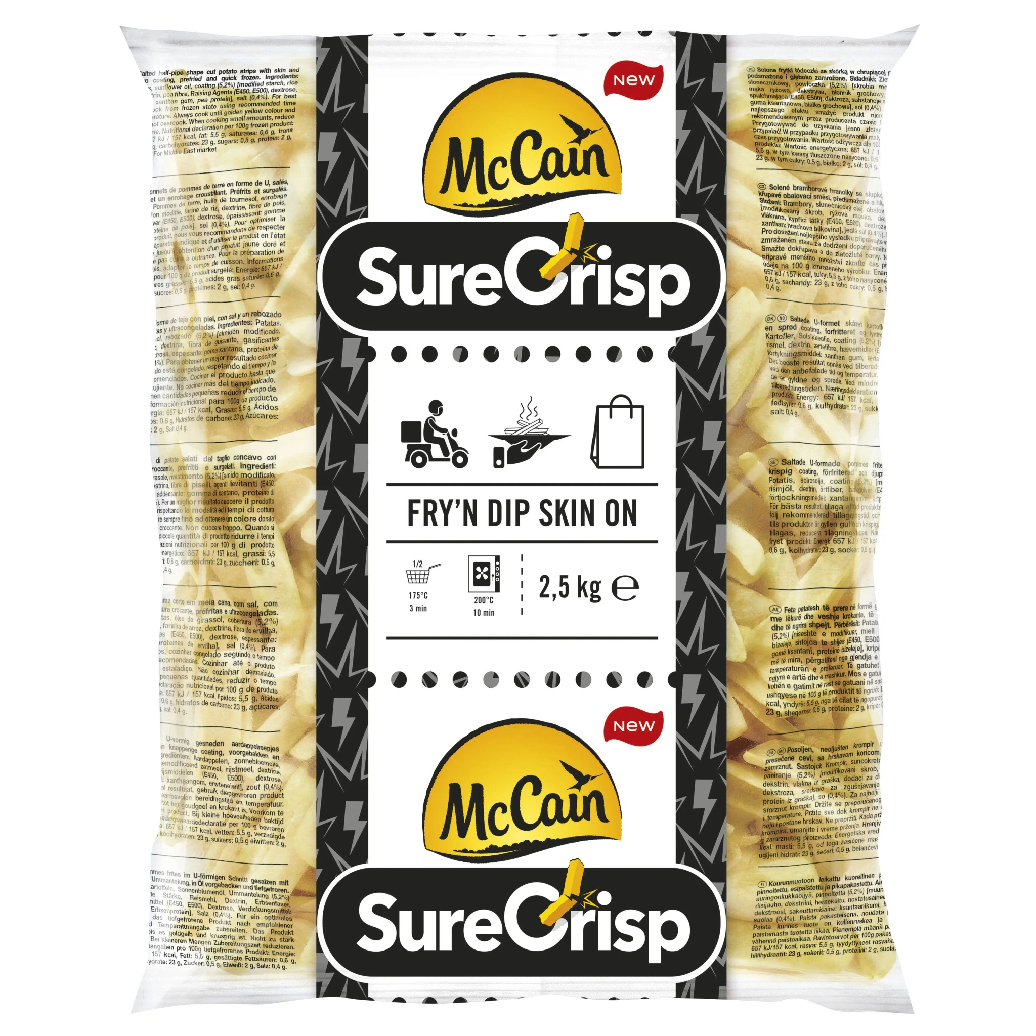Fry'N Dip Skin on