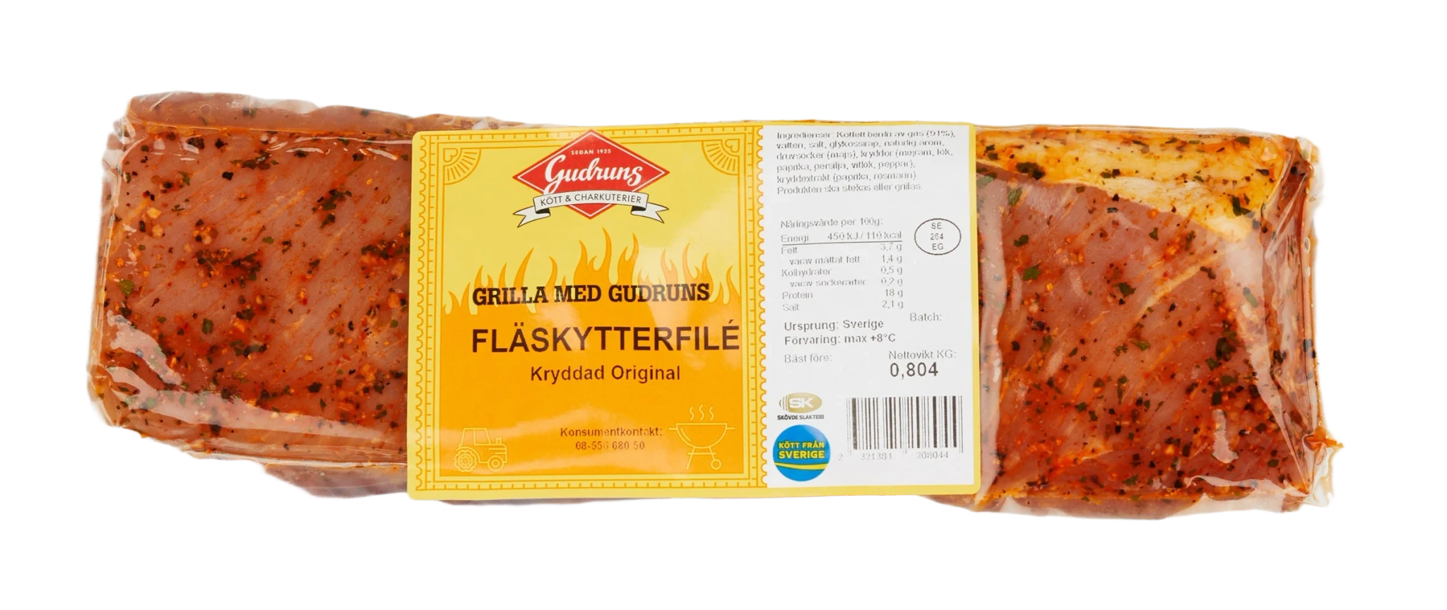 Fläskytterfilé Kryddad BBQ