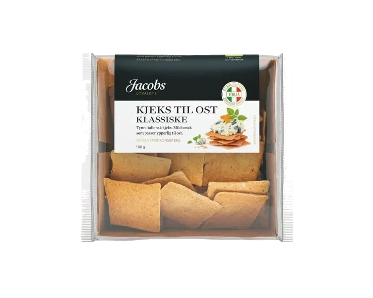 Kjeks til Ost Hvete Fin 100g Jacobs Utvalgte