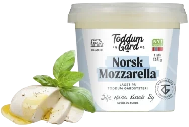 Norsk mozzarella beger   125g