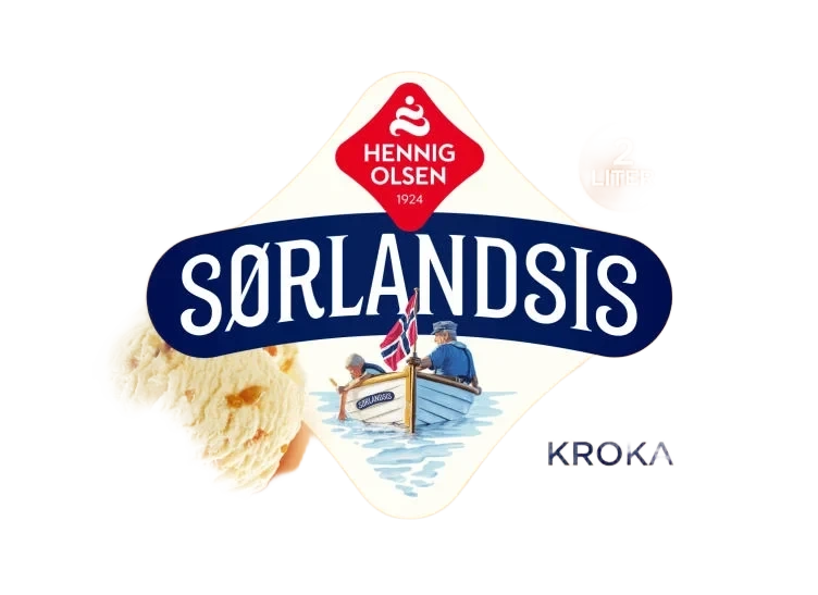 Sørlandsis Krokan 2l Hennig-Olsen-Is