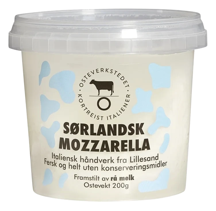 Sørlandsk Mozzarella 200g