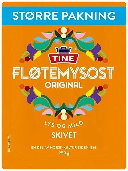 Fløtemysost skivet  250g