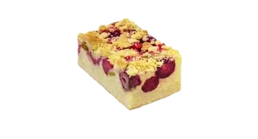 Jordbær-/rabarbrakake 20stk 2,4kg