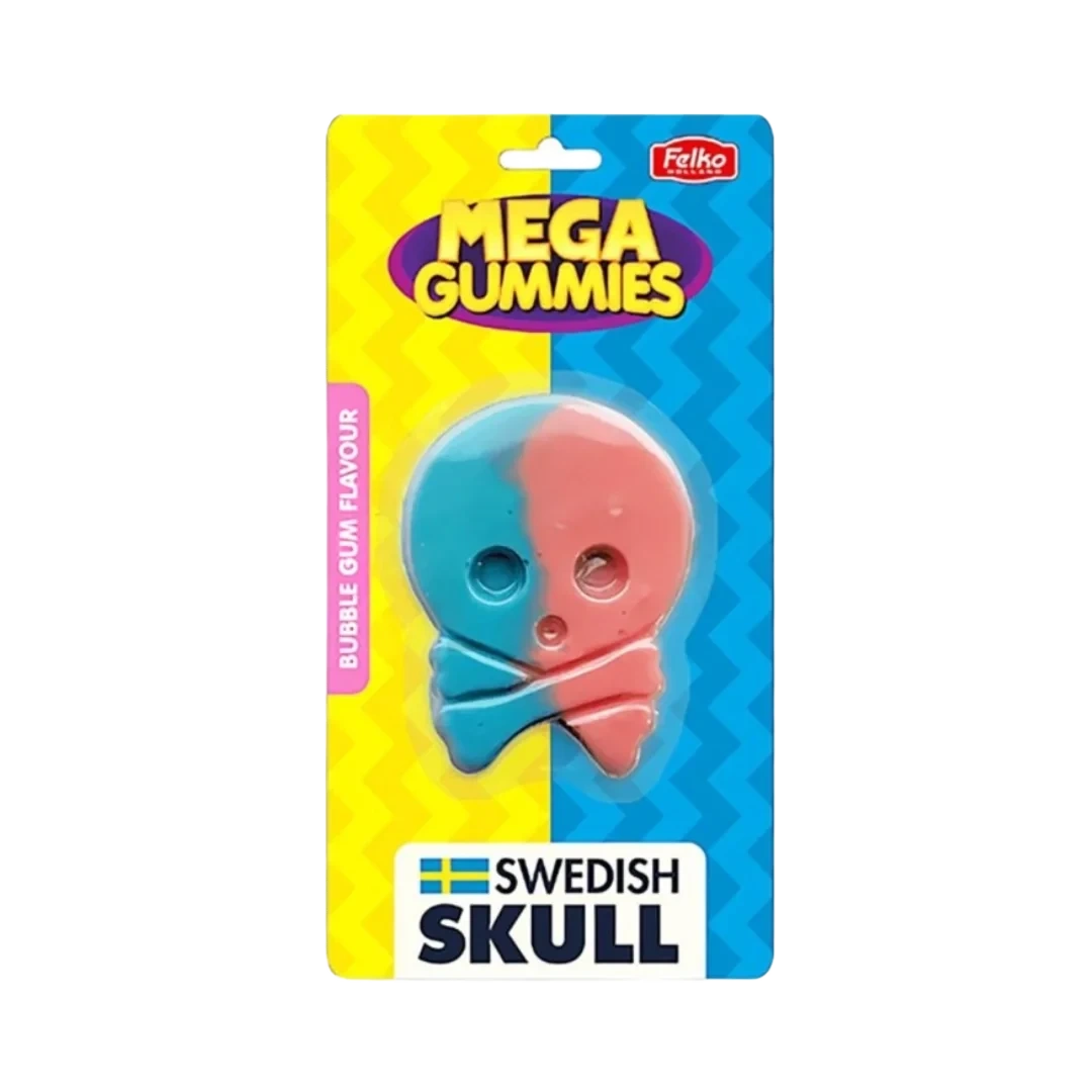 Mega Gummies Swedish Skull 120 g