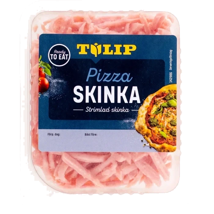 Pizzaskinka strimlad 140g Tulip