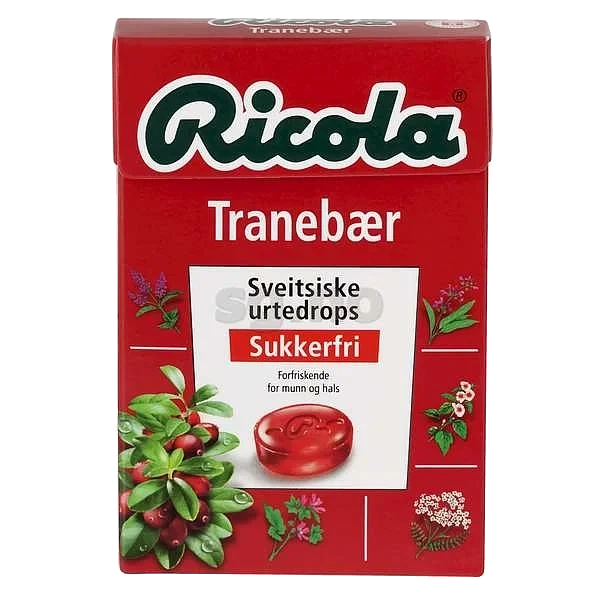Ricola tranebær 50g