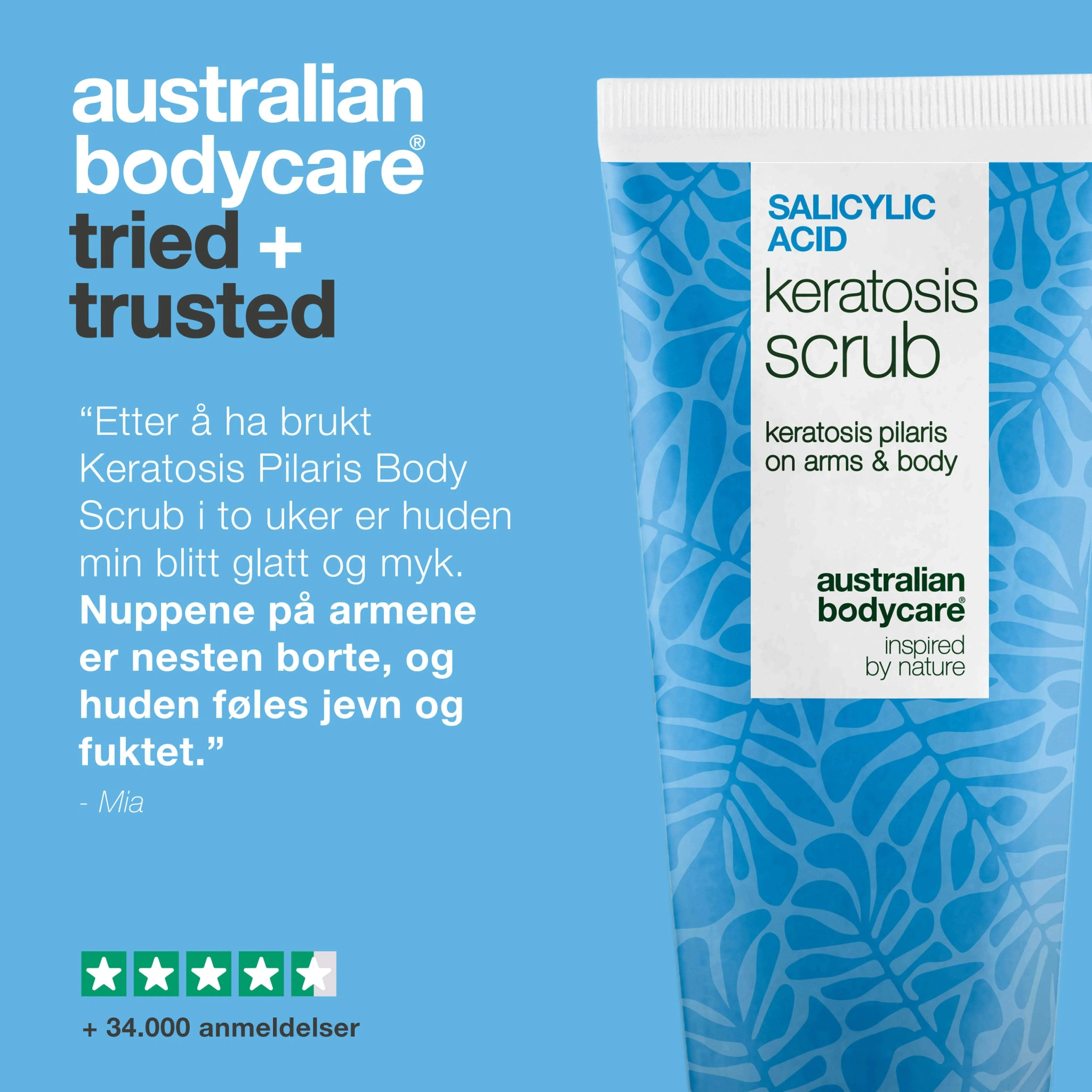 Keratosis Pilaris kroppsskrubb