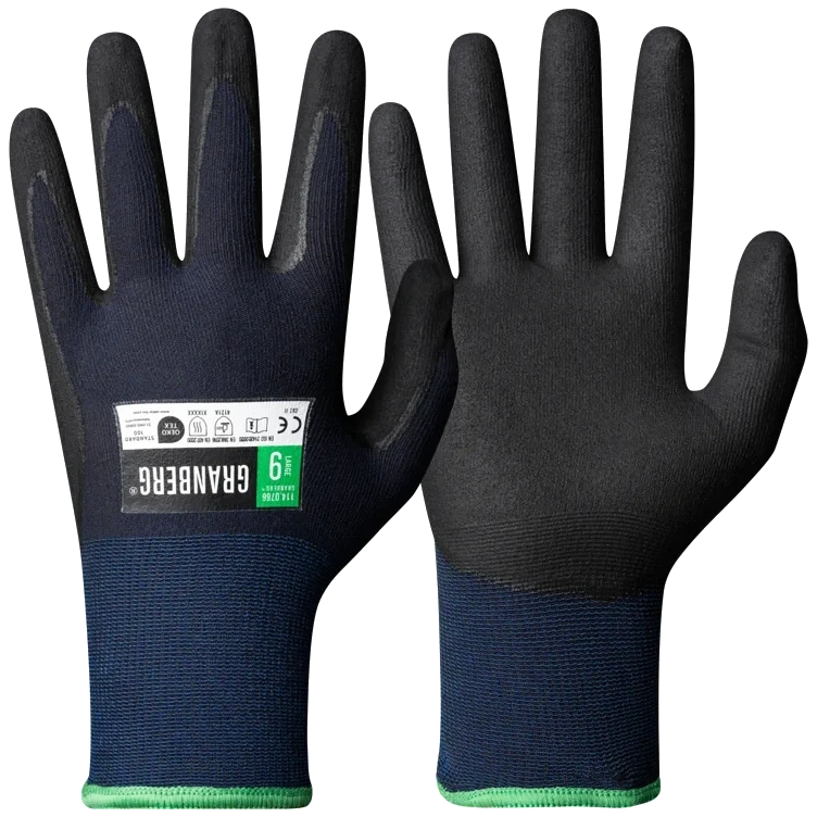 Nylonhanske pro-fit 8 nitrilb  1par