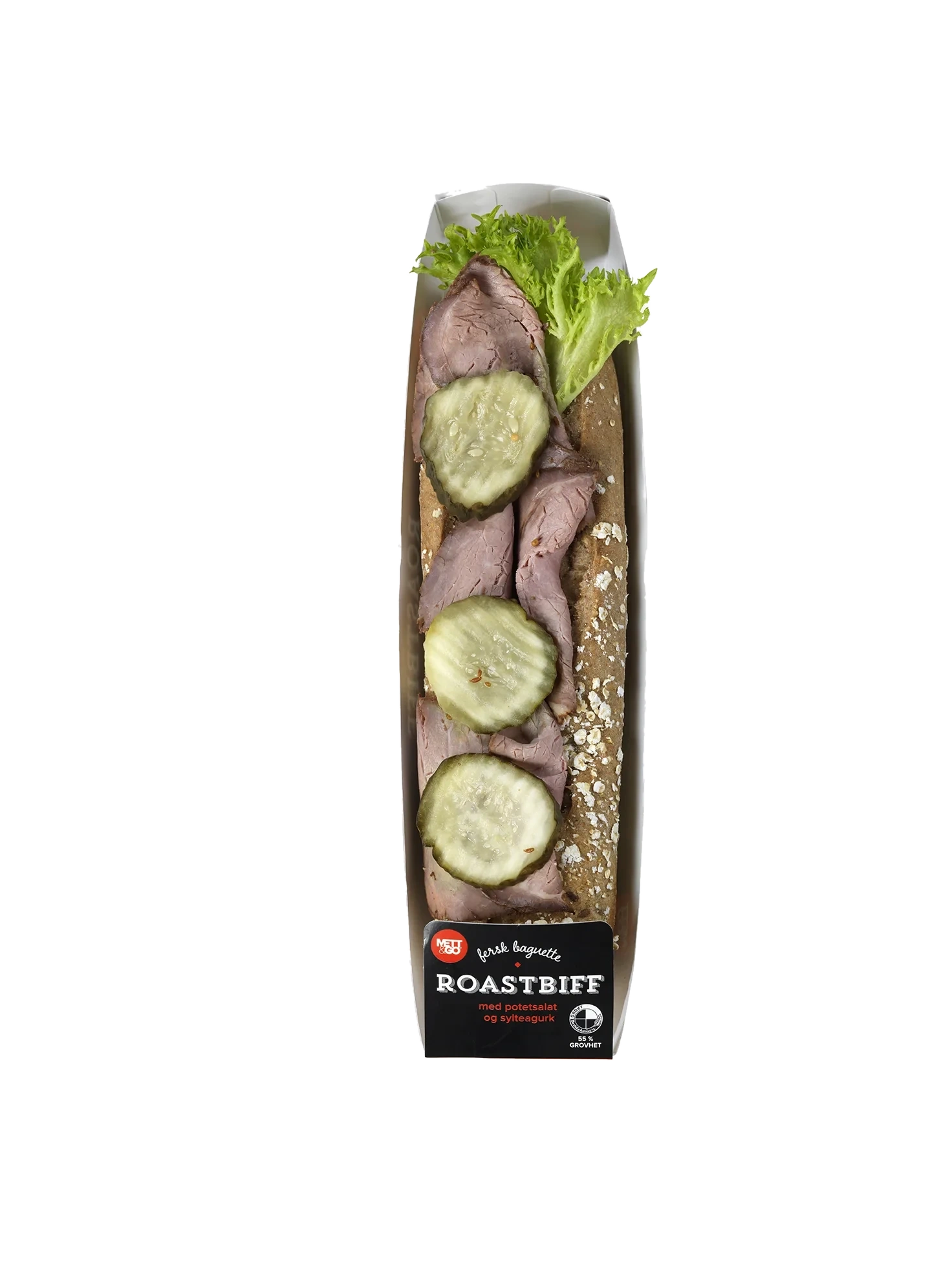 Mett og Go Baguette Roastbiff&Remulade